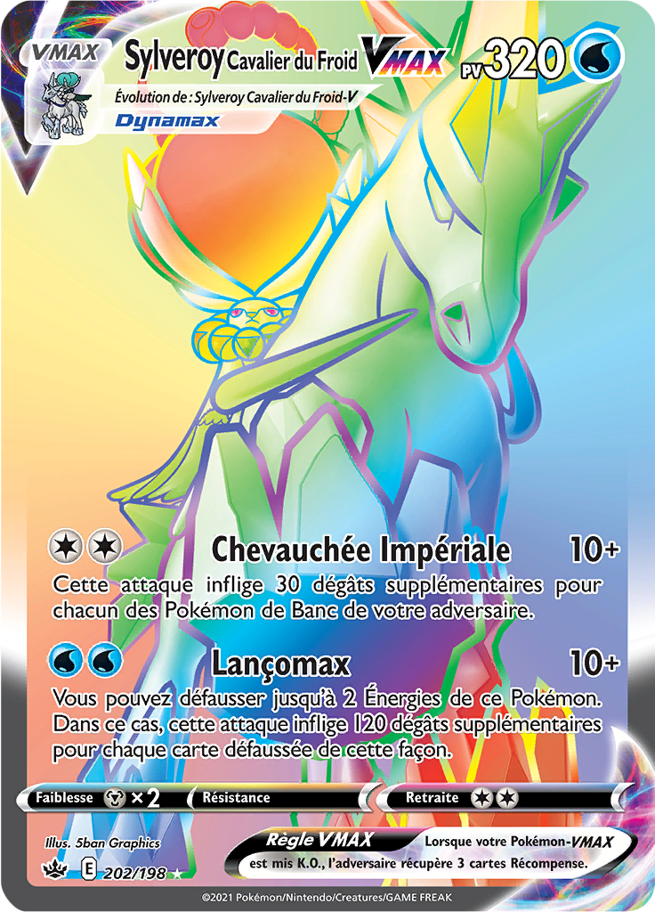 Sylveroy Cavalier du Froid V - EB Règne de Glace - 202 - Arc-en-ciel rare