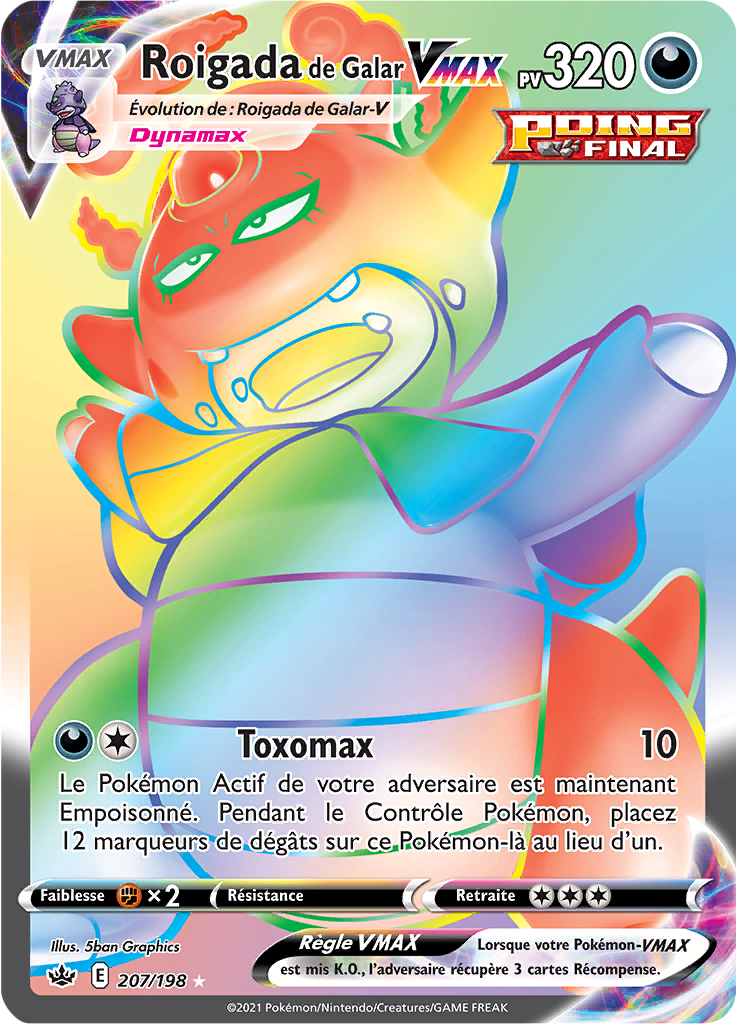 Roigada de Galar V - EB Règne de Glace - 207 - Arc-en-ciel rare