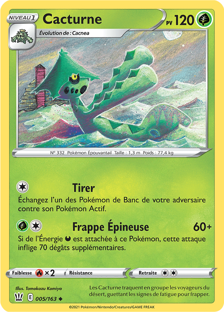 Cacturne - EB Styles de Combat - 005 - Peu commune