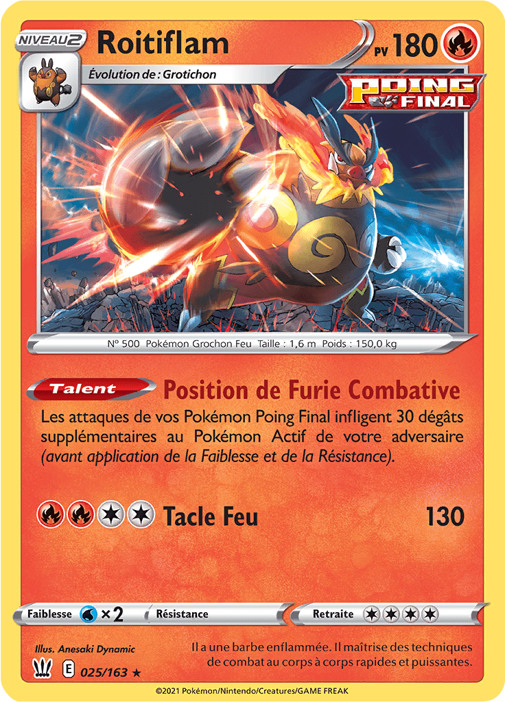 Roitiflam - EB Styles de Combat - 025 - Holographique rare