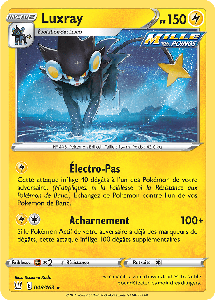 Luxray - EB Styles de Combat - 048 - Holographique rare
