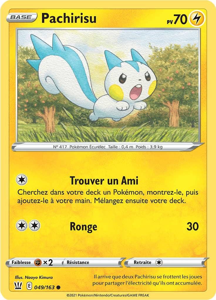 Pachirisu - EB Styles de Combat - 049 - Commune