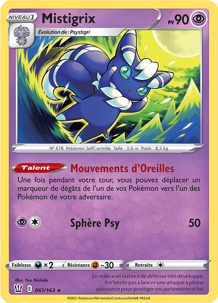 Mistigrix - EB Styles de Combat - 061 - Holographique rare