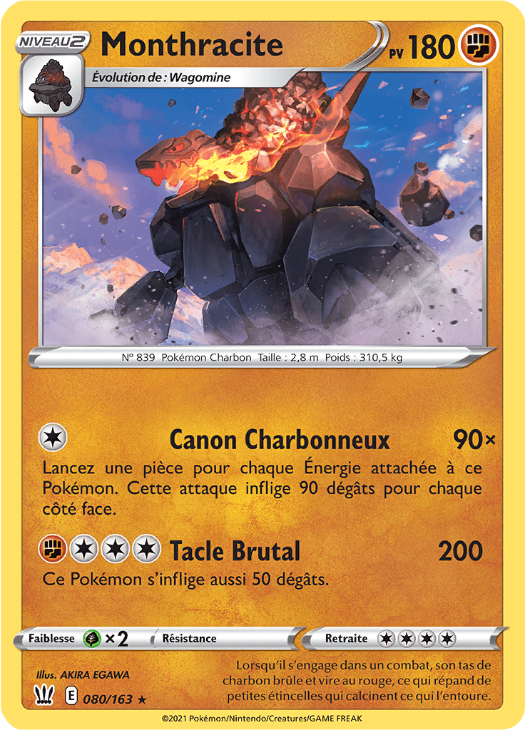 Monthracite - EB Styles de Combat - 080 - Holographique rare