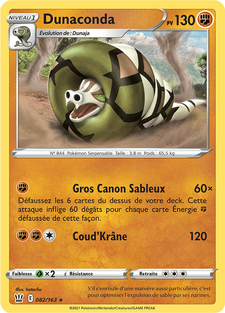 Dunaconda - EB Styles de Combat - 082 - Holographique rare