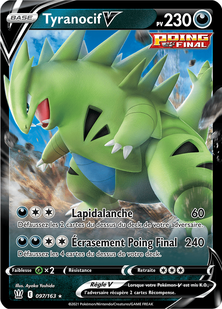 Tyranocif V - EB Styles de Combat - 097 - Holographique rare V