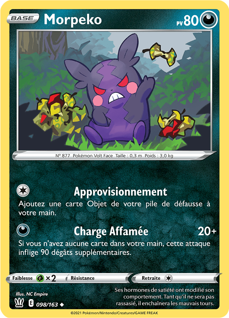 Morpeko - EB Styles de Combat - 098 - Peu commune
