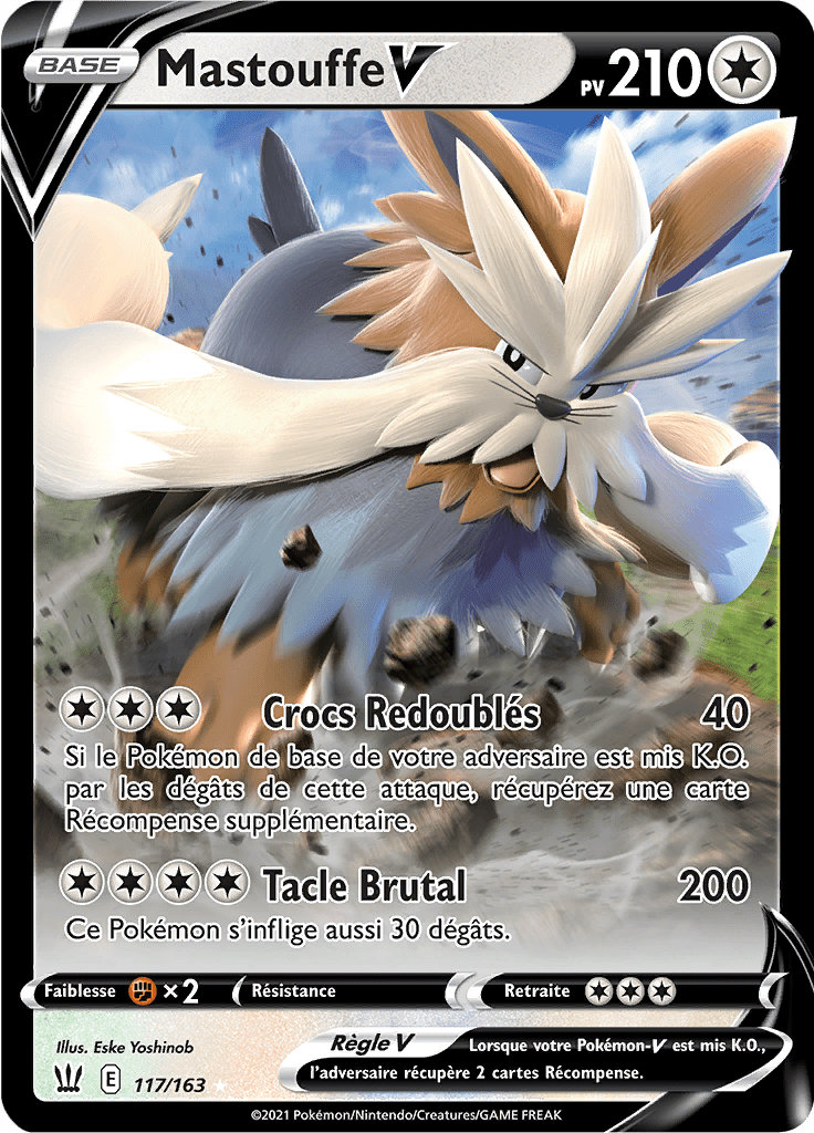 Mastouffe V - EB Styles de Combat - 117 - Holographique rare V