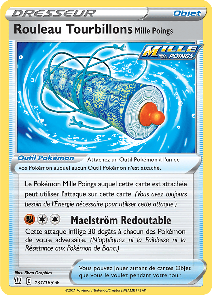 Rouleau Tourbillons Mille Poings - EB Styles de Combat - 131 - Peu commune