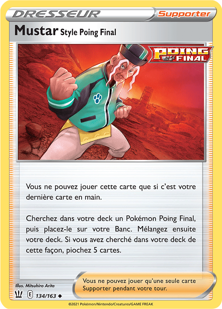 Mustar Style Poing Final - EB Styles de Combat - 134 - Peu commune