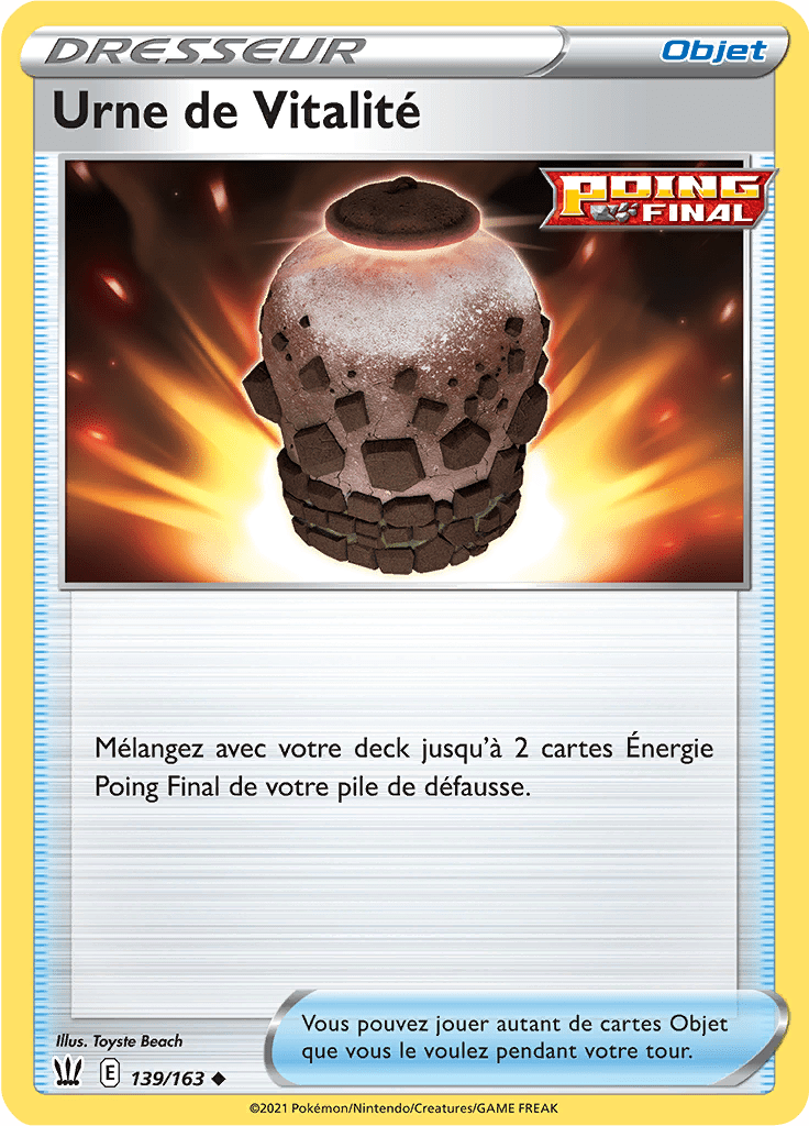 Urne de Vitalité - EB Styles de Combat - 139 - Peu commune