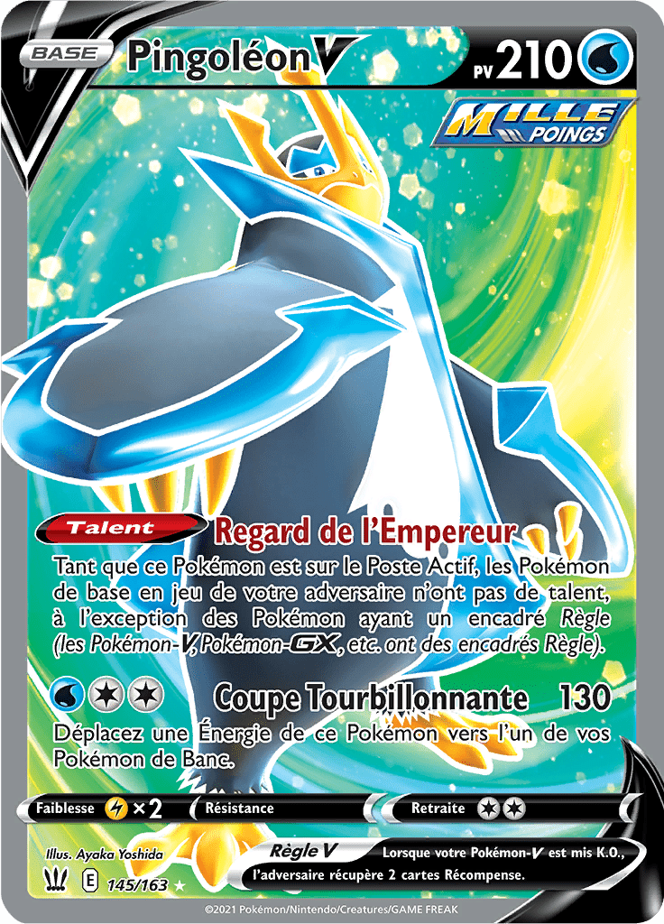 Pingoléon V - EB Styles de Combat - 145 - V Full Art
