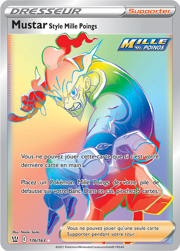 Mustar Style Mille Poings - EB Styles de Combat - 176 - Arc-en-ciel rare