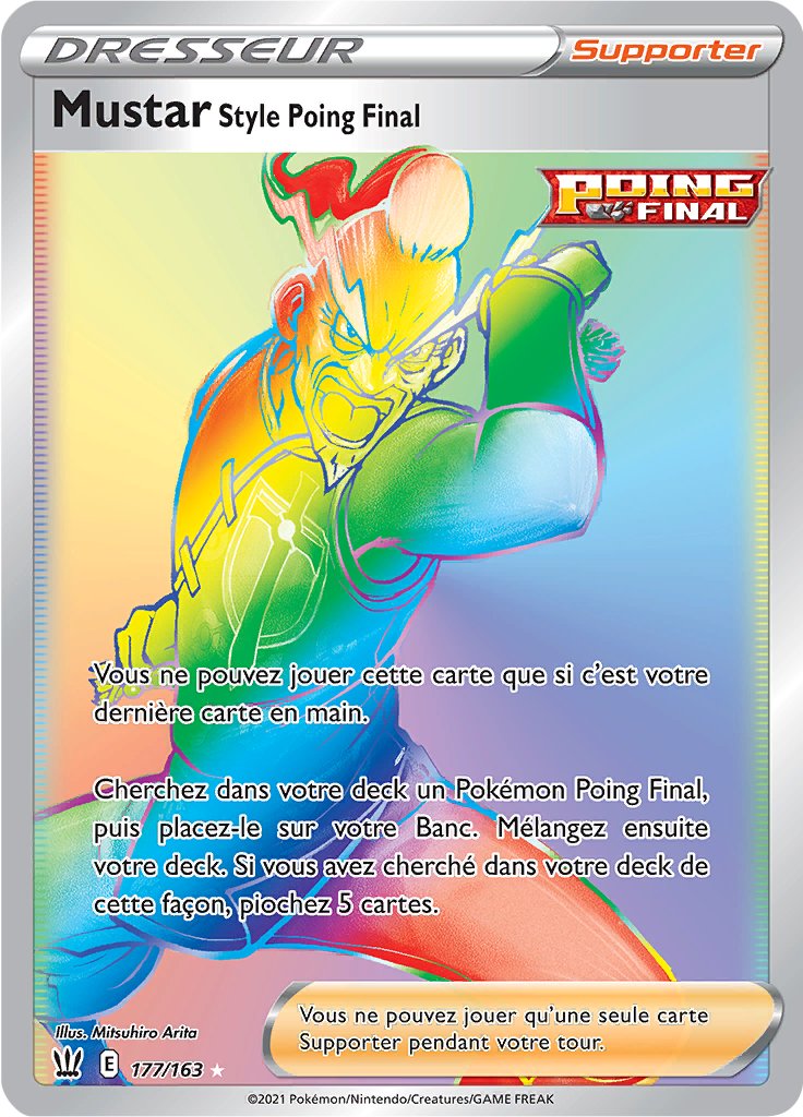 Mustar Style Poing Final - EB Styles de Combat - 177 - Arc-en-ciel rare