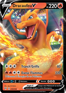 Dracaufeu V - EB Ténèbres Embrasées - 019 - Holographique rare V