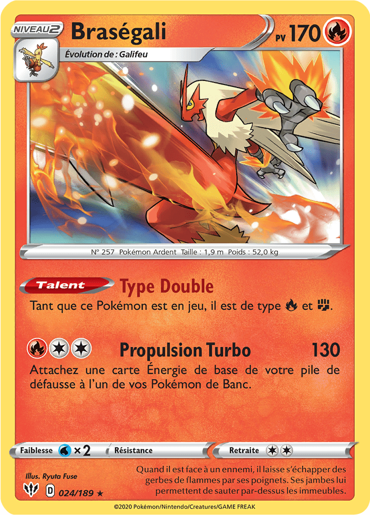 Braségali - EB Ténèbres Embrasées - 024 - Holographique rare