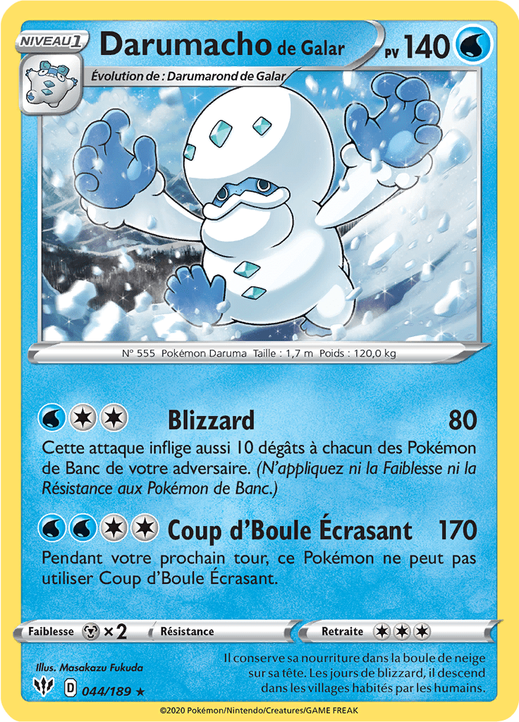 Darumacho de Galar - EB Ténèbres Embrasées - 044 - Rare