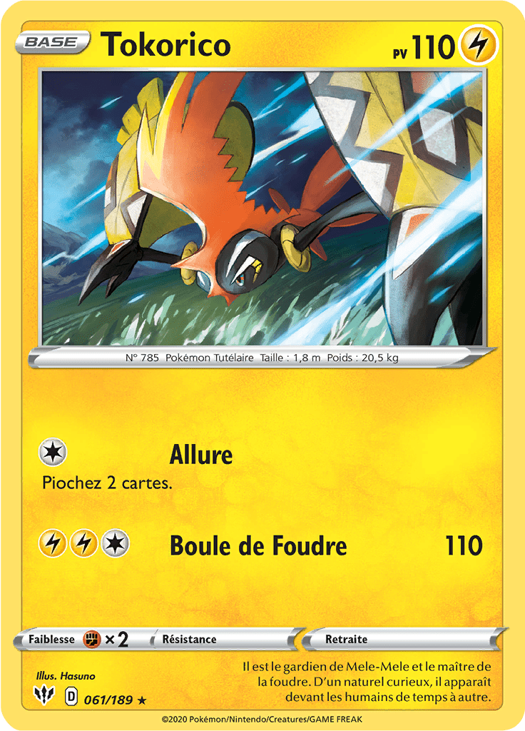 Tokorico - EB Ténèbres Embrasées - 061 - Holographique rare