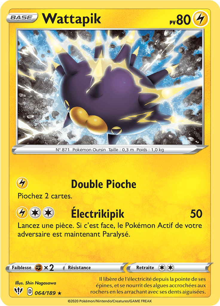Wattapik - EB Ténèbres Embrasées - 064 - Holographique rare