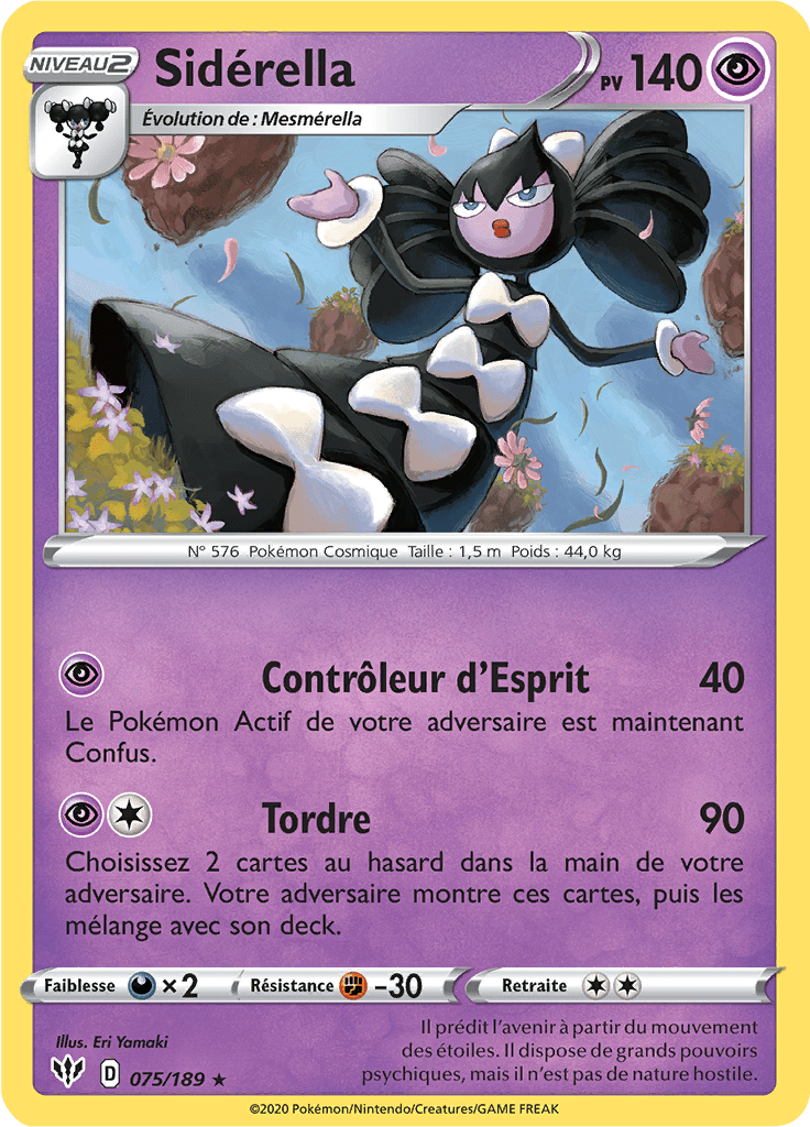 Sidérella - EB Ténèbres Embrasées - 075 - Rare