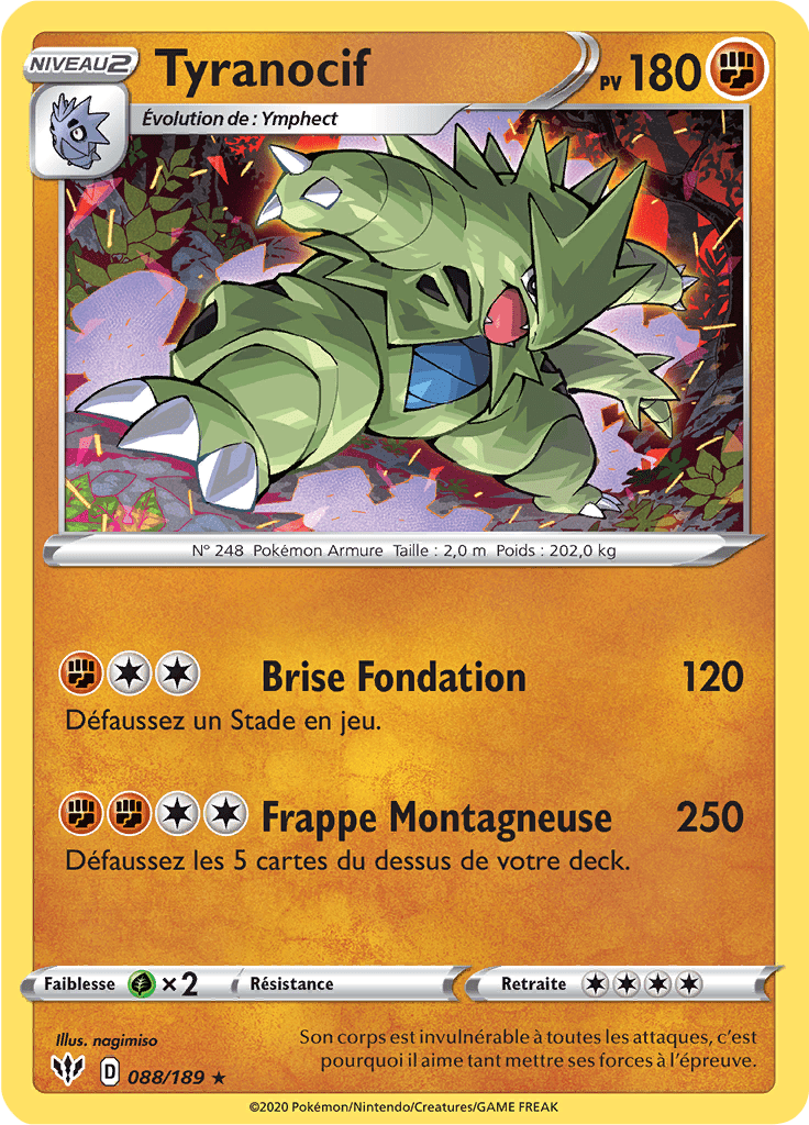 Tyranocif - EB Ténèbres Embrasées - 088 - Holographique rare