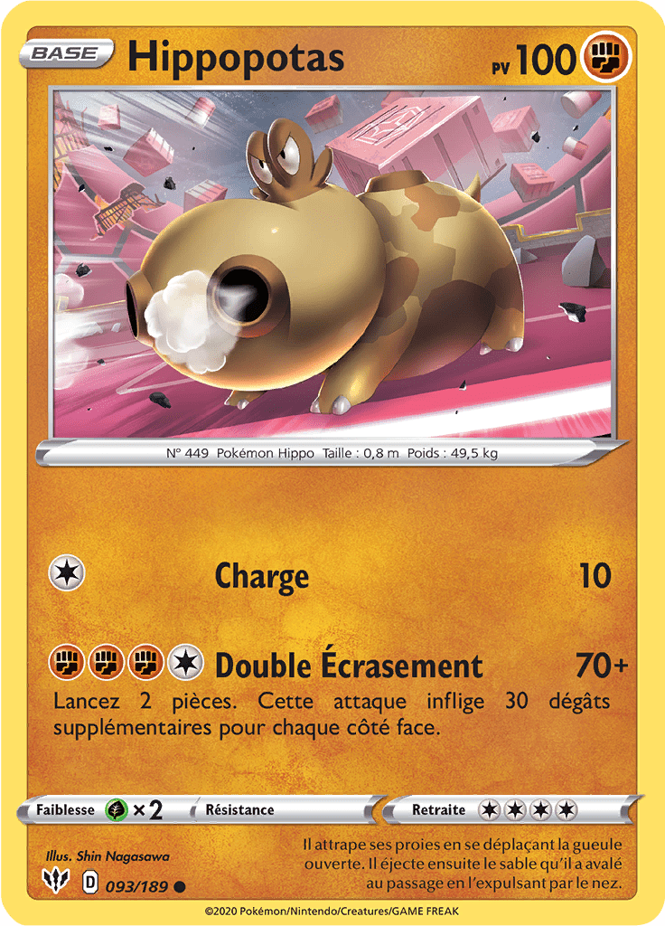 Hippopotas - EB Ténèbres Embrasées - 093 - Commune