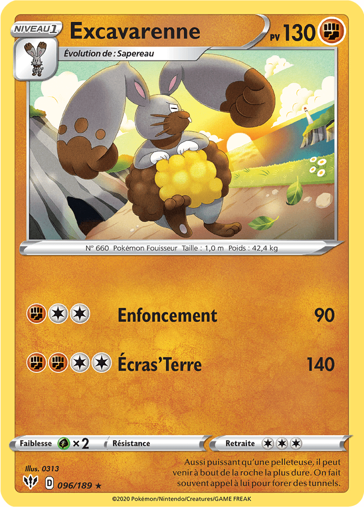 Excavarenne - EB Ténèbres Embrasées - 096 - Rare