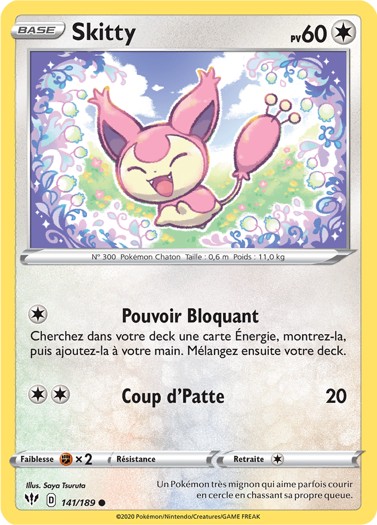 Skitty - EB Ténèbres Embrasées - 141 - Commune