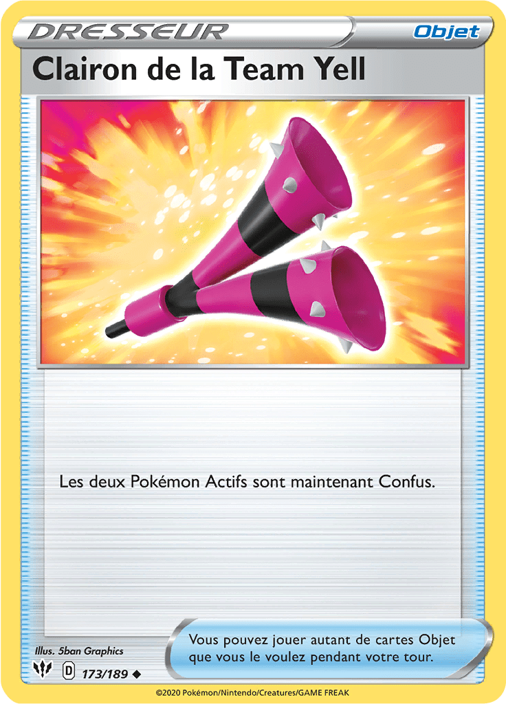Clairon de la Team Yell - EB Ténèbres Embrasées - 173 - Peu commune