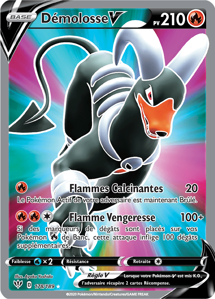 Démolosse V - EB Ténèbres Embrasées - 178 - V Full Art