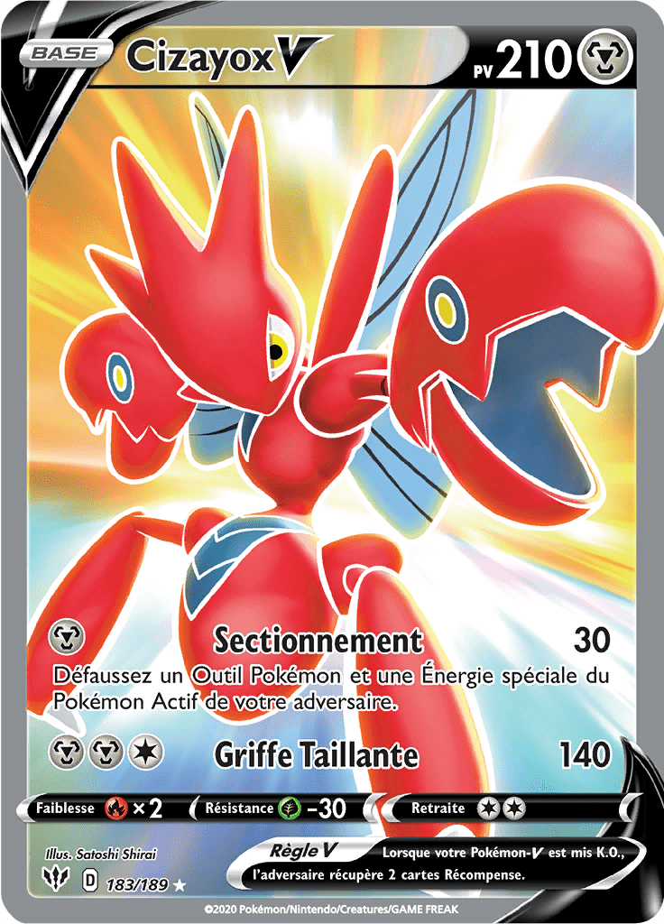 Cizayox V - EB Ténèbres Embrasées - 183 - V Full Art