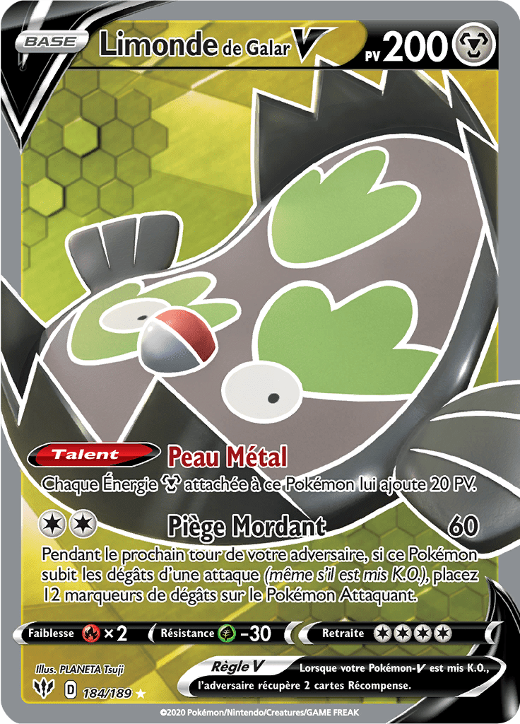 Limonde de Galar V - EB Ténèbres Embrasées - 184 - V Full Art