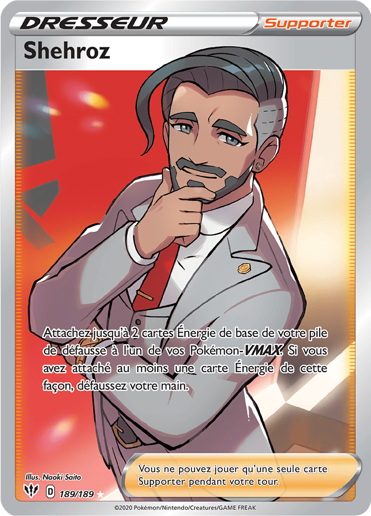 Shehroz - EB Ténèbres Embrasées - 189 - Trainer Full Art