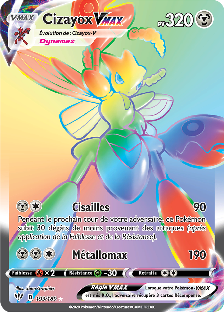 Cizayox V - EB Ténèbres Embrasées - 193 - Arc-en-ciel rare