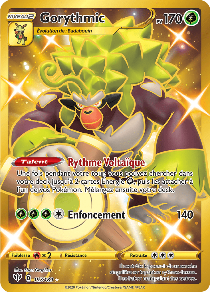 Gorythmic - EB Ténèbres Embrasées - 197 - Full Art Gold