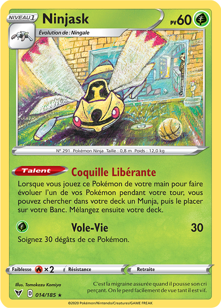 Ninjask - EB Voltage Éclatant - 014 - Rare