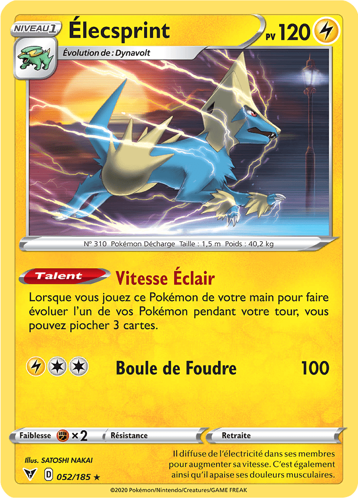 Élecsprint - EB Voltage Éclatant - 052 - Rare