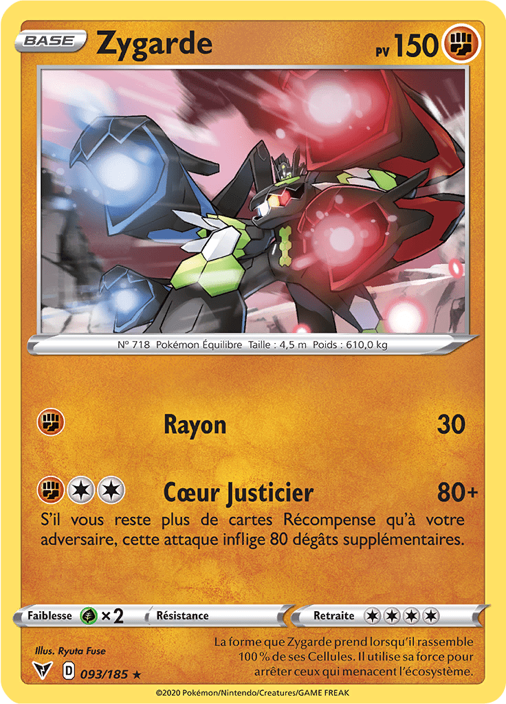 Zygarde - EB Voltage Éclatant - 093 - Holographique rare