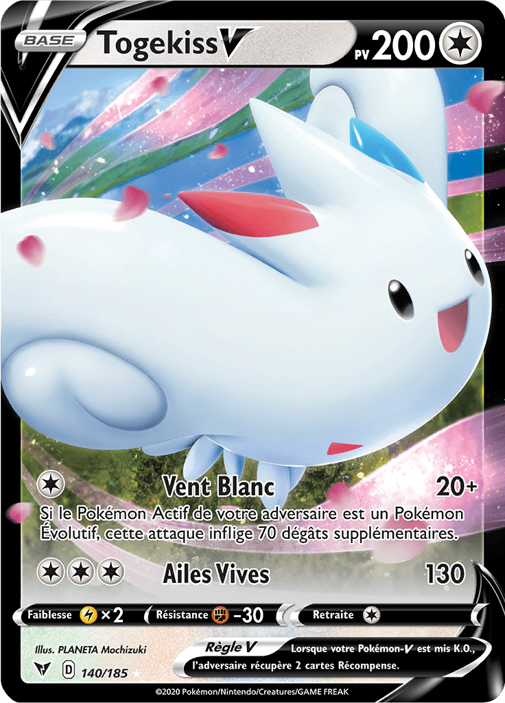 Togekiss V - EB Voltage Éclatant - 140 - Holographique rare V