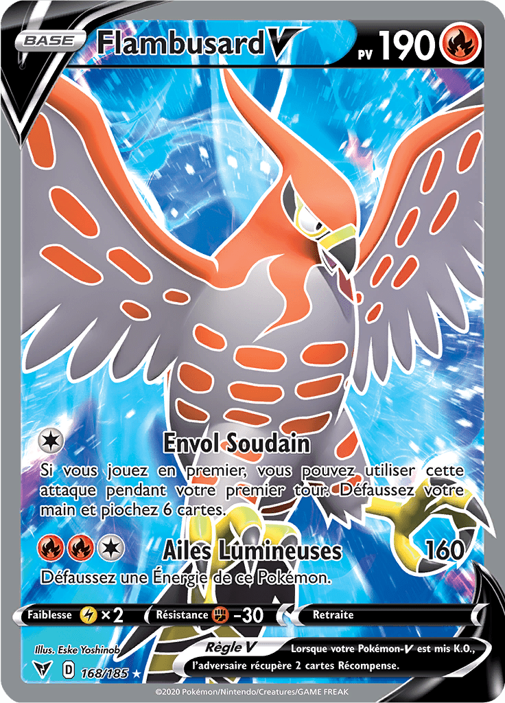Flambusard V - EB Voltage Éclatant - 168 - V Full Art