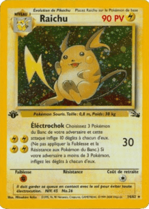 Raichu - Fossile - 014 - Holographique
