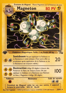 Magneton - Fossile - 026 - Rare
