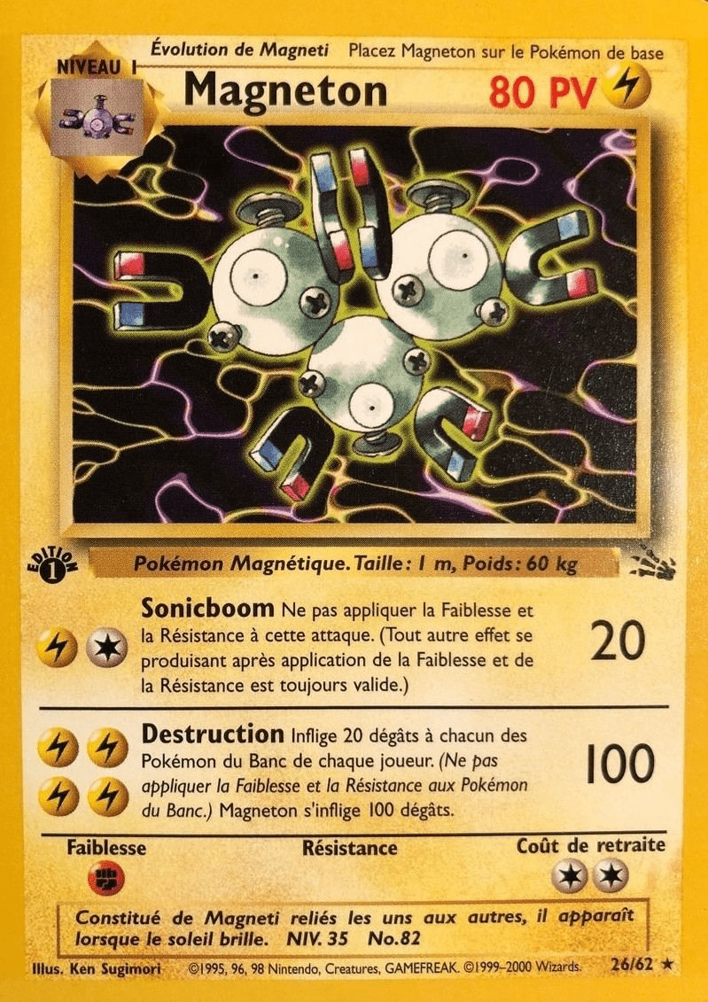 Magneton - Fossile - 026 - Rare