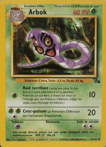 Arbok - Fossile - 031 - Peu commune