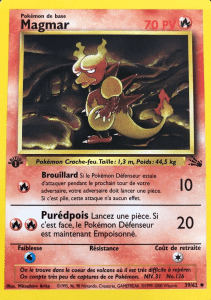 Magmar - Fossile - 039 - Peu commune