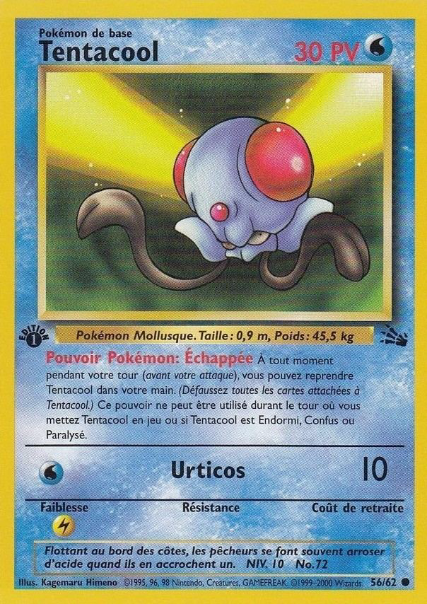 Tentacool - Fossile - 056 - Commune