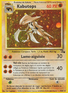 Kabutops - Fossile - 009 - Holographique