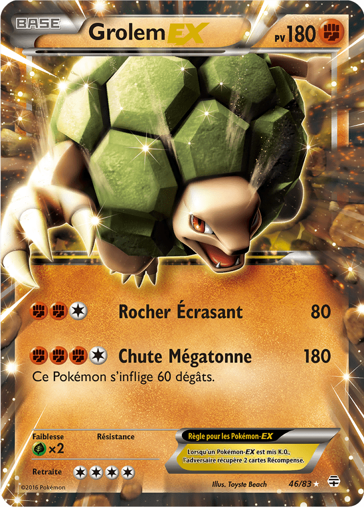 Grolem - Générations - 046 - Holographique rare EX
