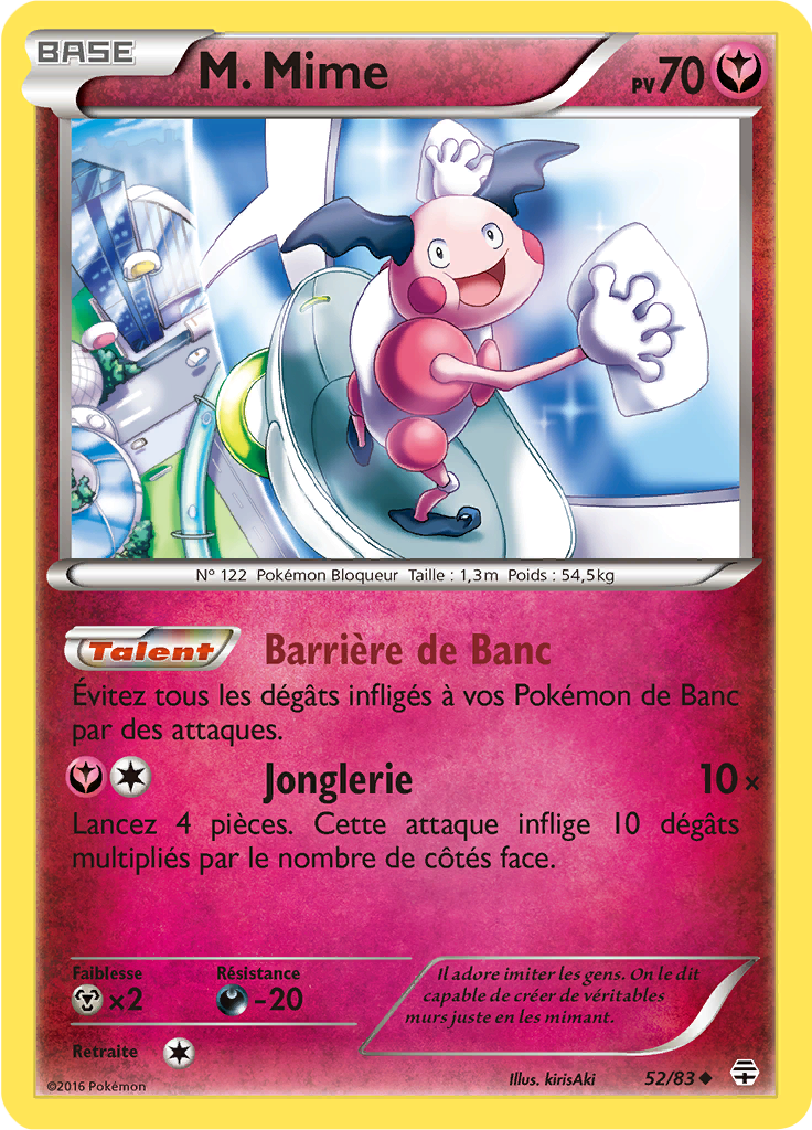 M. Mime - Générations - 052 - Rare