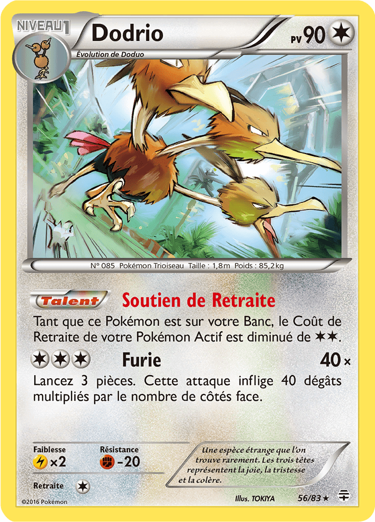 Dodrio - Générations - 056 - Rare